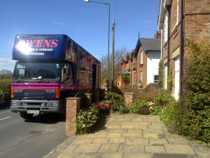 Photo - House move from Thornton Cleveleys to Silverdale, near Carnforth, Lancashire
