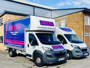 Photo - A couple of vehicles from the Owen's Removals fleet