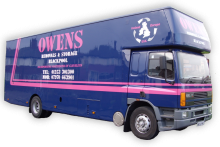 Owen's Removals Lorry